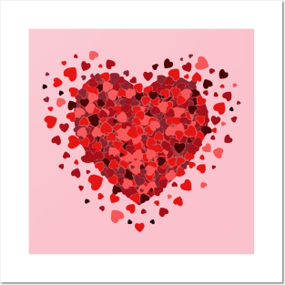 3D Hearts Valentines Day graphic,Valentines Day design For Woman,Heart ,Cute Valentine,Valentines Day Gift,Cheetah Valentines Posters and Art